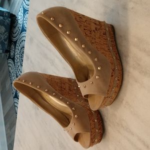 Platform studded heels